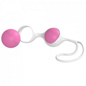 Вагинальные шарики Minx Discretion Love Balls White Pink