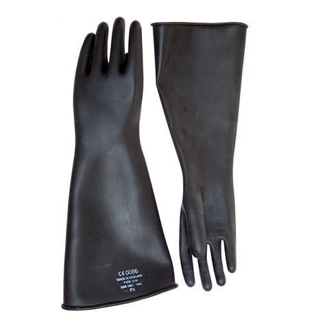 Длинные перчатки Thick Industrial Rubber Gloves