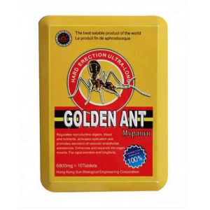 Таблетки для потенции и задержки эякуляции Golden Ant
